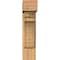 Ekena Millwork Olympic Block Smooth Bracket w/ Offset Brace, Western Red Cedar, 7 1/2"W x 20"D x 32"H BKT0806X20X32OLY05SWR - alternate 2